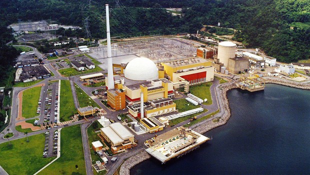 A usina nuclear Angra 1 da Eletrobras (Foto: Vanderlei Almeida/Getty Images)