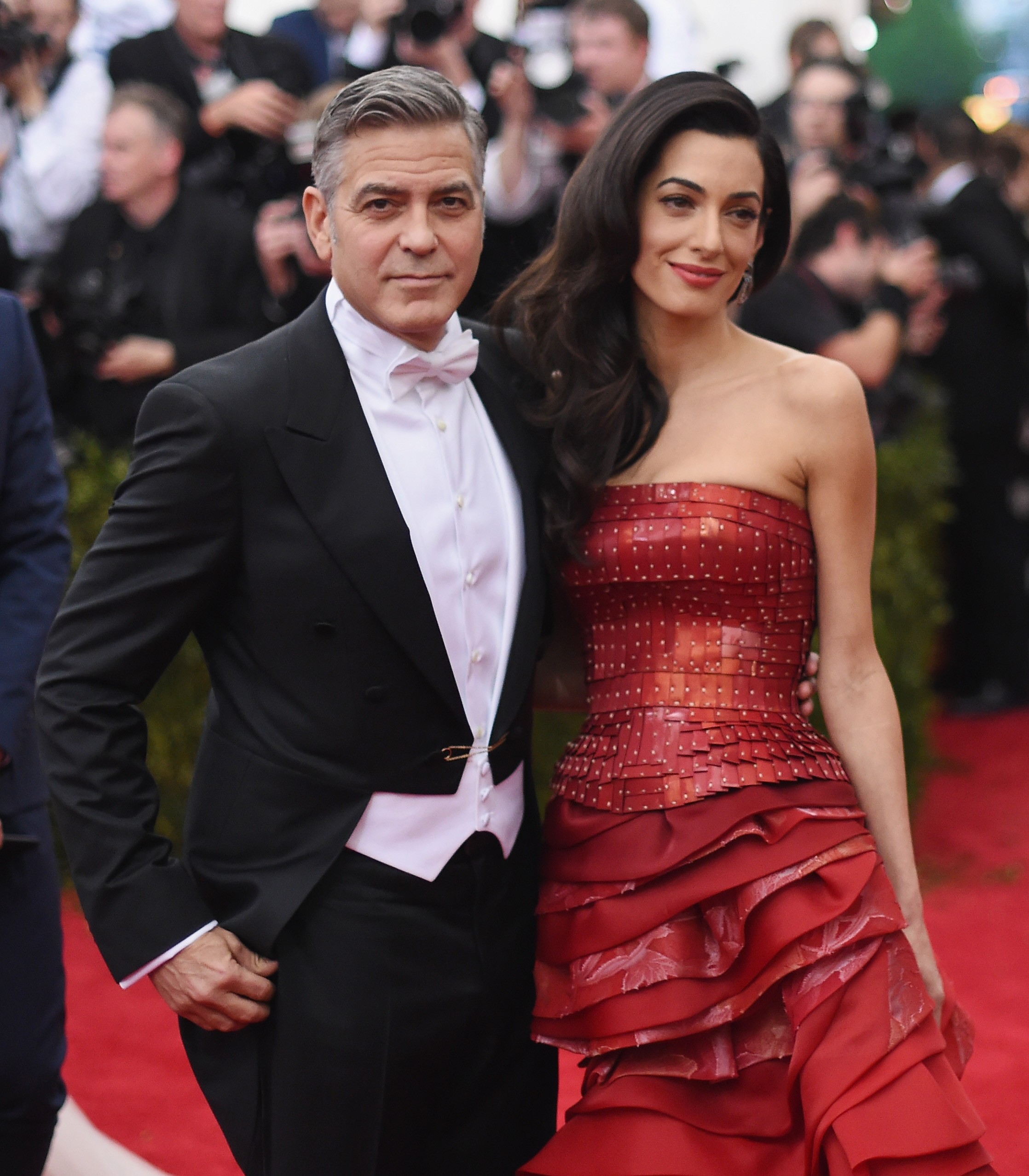 George Clooney e a mulher, Amal Alamuddin (Foto: Getty Images)