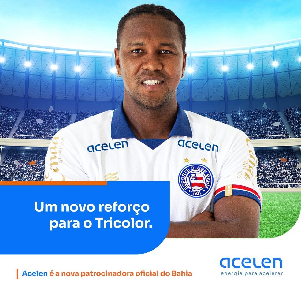 Bahia anuncia novo patrocinador — Foto: EC Bahia / Divulgação