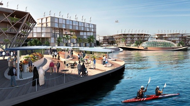 Bjarke Ingels cria cidade flutuante resistente a catástrofes (Foto: Reprodução)