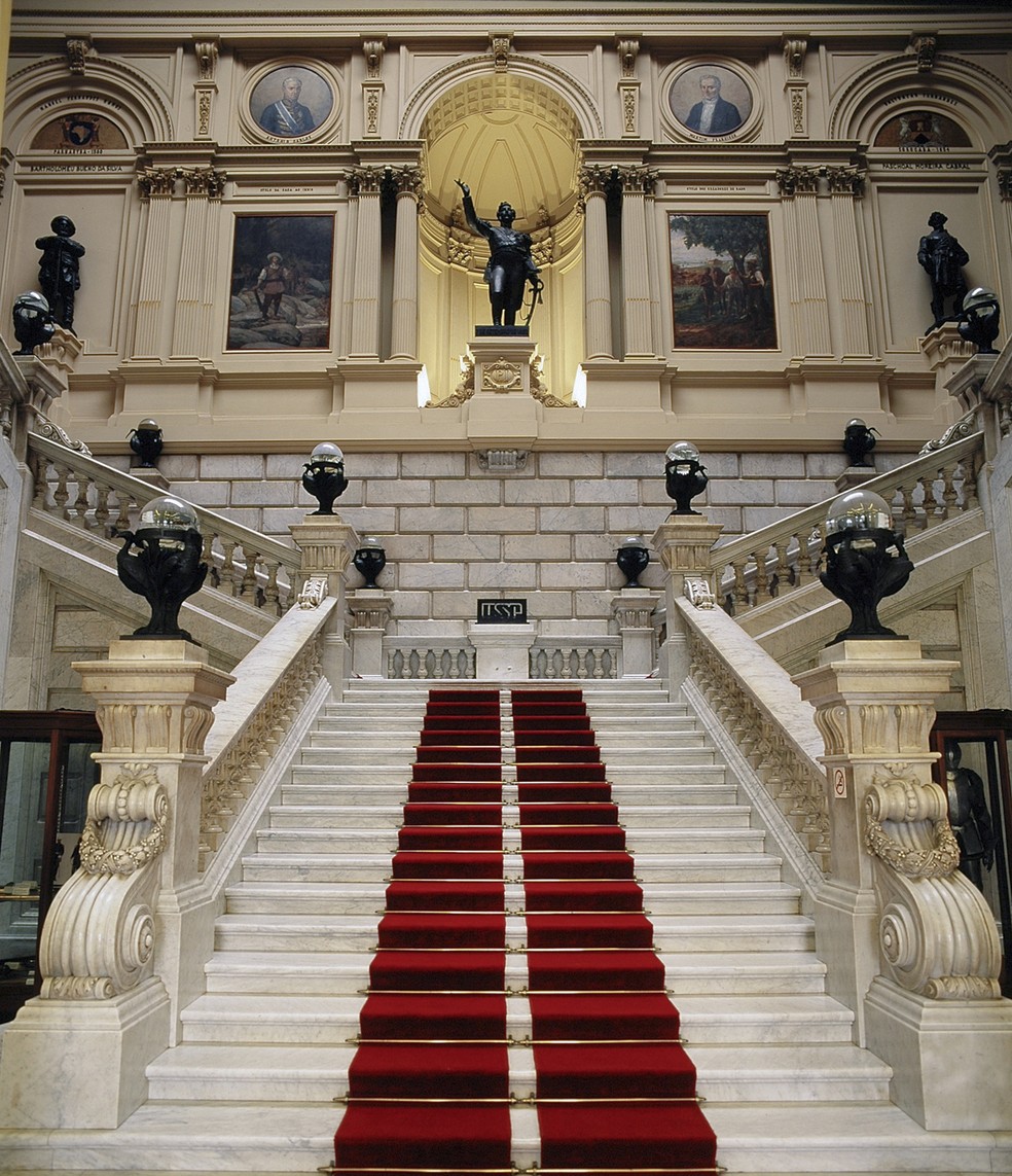 Escadaria Monumental do Museu do Ipiranga — Foto: Edilson Dantas