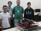 Alunos de SC montam equipe para competição mundial de robótica
