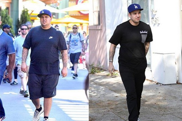 A mudança na forma física de Rob Kardashian ao longo dos anos (Foto: Instagram)