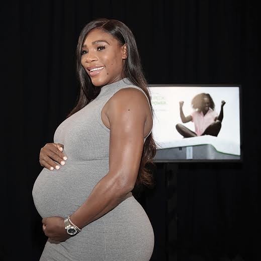 Serena Williams em foto durante a gravidez (Foto: reprodução/ instagram)