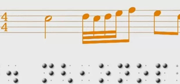Braille, musique (Photo : BBC News)