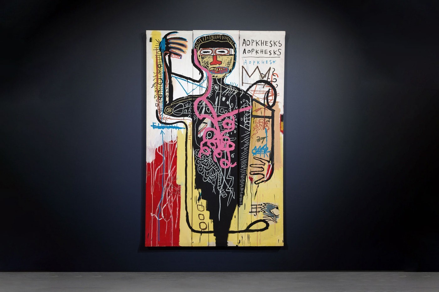 Obra de Basquiat (Foto: Reprodução/Sothebys)
