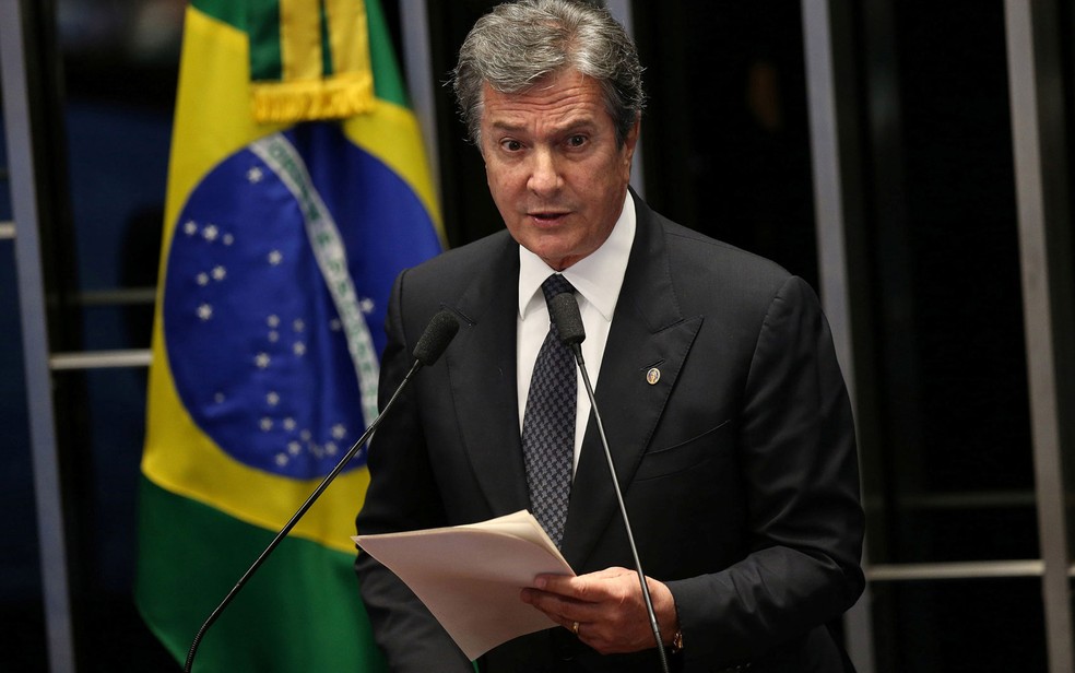 O senador Fernando Collor de Mello (PTC-AL)  (Foto: AgÃªncia Senado)