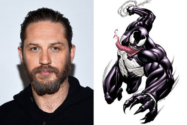 Tom Hardy será vilão Venom no cinema (Foto: Getty e divulgação)