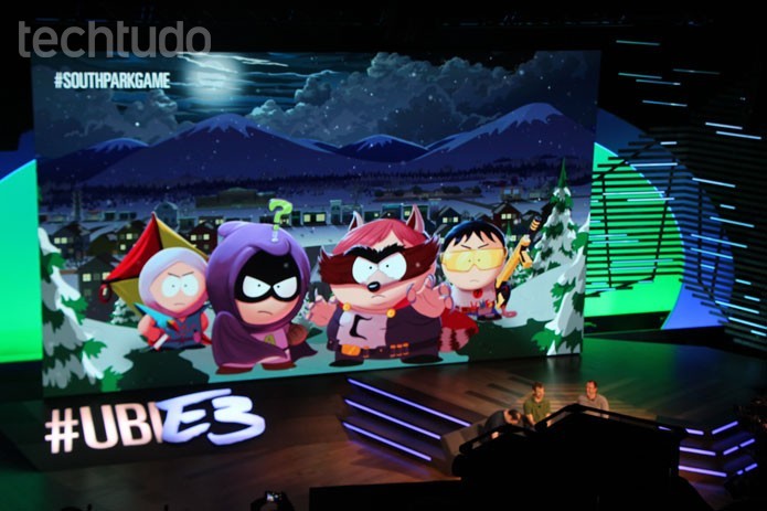 South Park: The Fractured but Whole na conferência da Ubisoft durante a E3 2016 (Foto: Tais Carvalho/TechTudo)