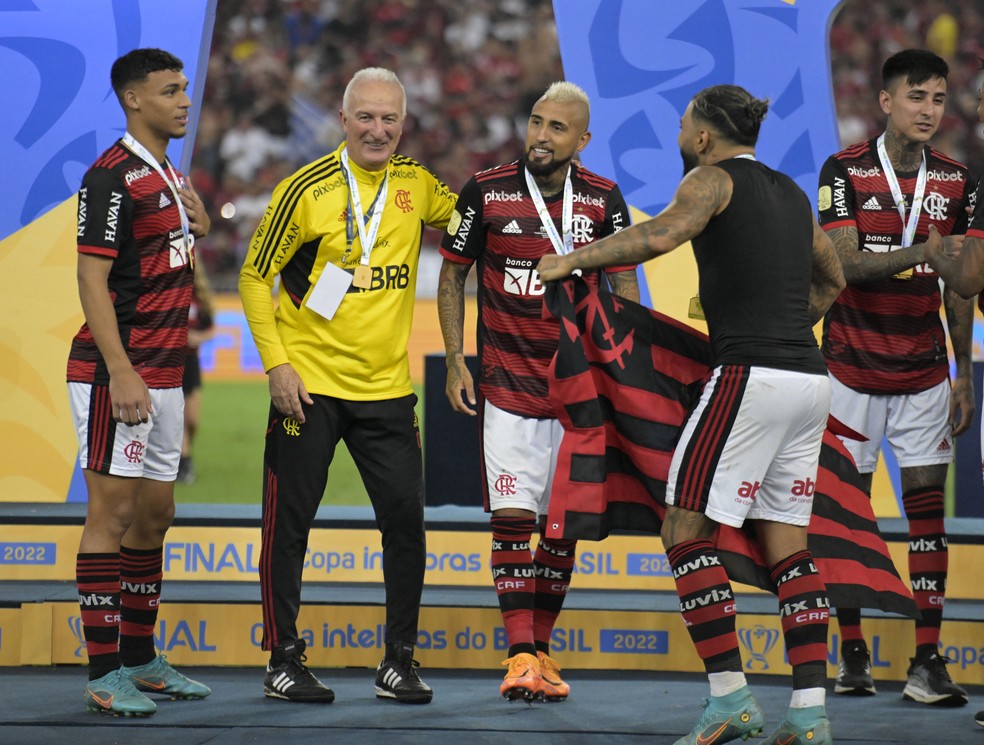 Dorival Junior Flamengo campe&atilde;o Copa do Brasil &mdash; Foto: Andr&eacute; Dur&atilde;o / ge