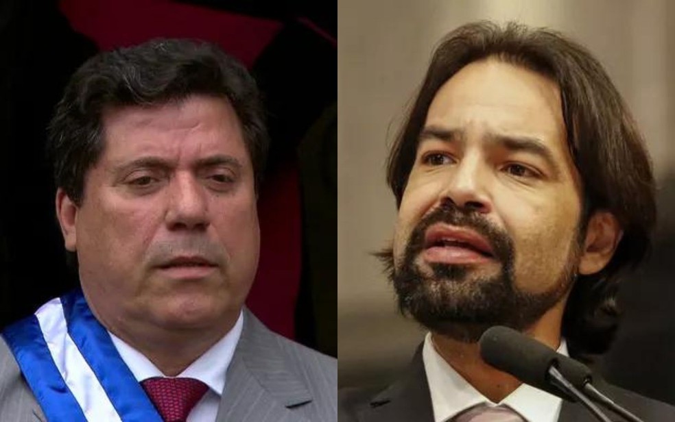 Lula Cabral (à esquerda) e Diogo Moraes (à direita) — Foto: Reprodução/TV Globo