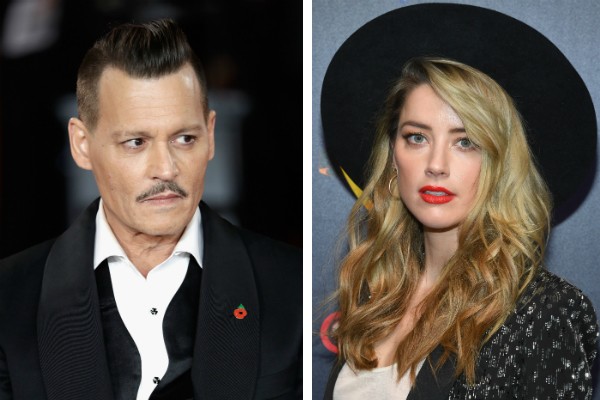 O ator Johnny Depp e a atriz Amber Heard (Foto: Getty Images)