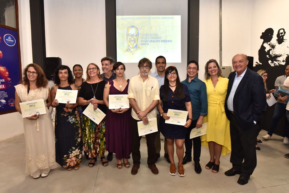 Lançamento da coleção do Selo Ubaldo Ribeiro - Ano II, em Salvador — Foto: Divulgação/Max Haack