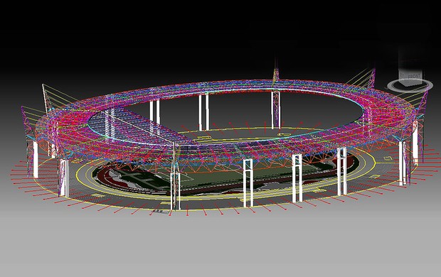 Cobertura estádio morumbi (Foto: Divulgação / Site oficial do São Paulo)
