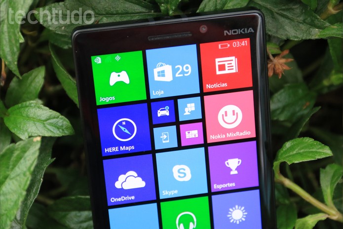 Detalhes da interface do Nokia Lumia 930 (Foto: Lucas Mendes/TechTudo)