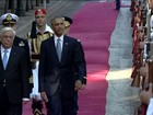 Obama desembarca para último giro internacional como chefe de estado