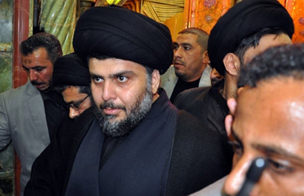 O clérigo radical xiita Moqtada al-Sadr, em foto de 2016 — Foto: AFP