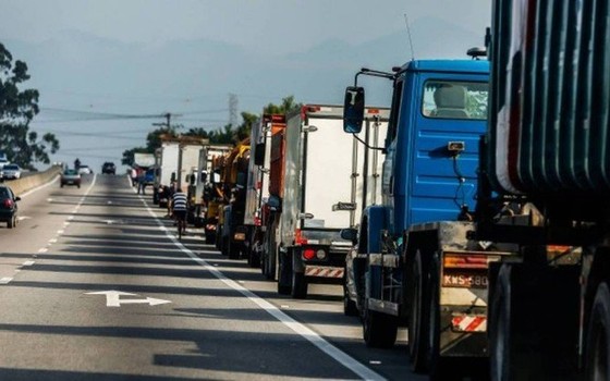 Greve dos caminhoneiros (Foto: Marcelo Régua)