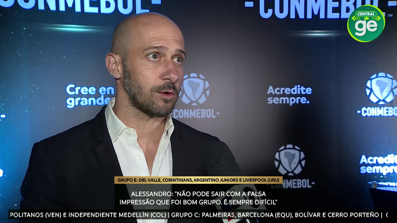 'Importante estrear bem fora de casa', diz Alessandro sobre caminho do Corinthians na Libertadores