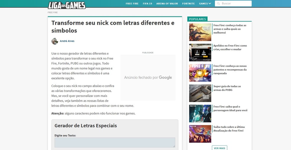 Cinco Modificadores De Letras Para Nomes De Guildas Em Jogos Online Plataformas Online Techtudo Jogar jogos engracados, jogo engracados. nomes de guildas em jogos online