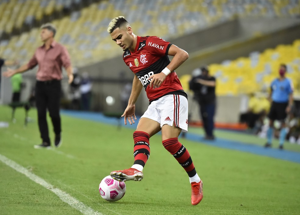Andreas Pereira, Flamengo x Cuiabá, Brasileiro — Foto: André Durão