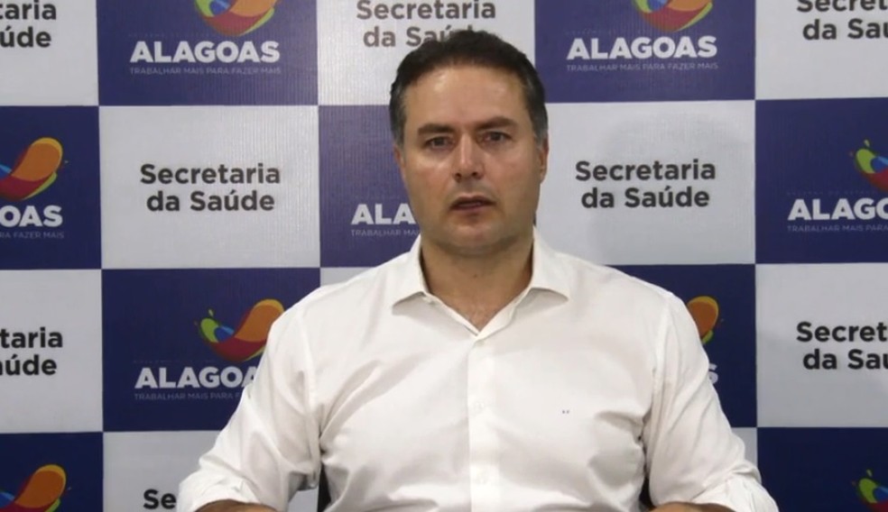 Governador de Alagoas, Renan Filho (MDB), anuncia que testou positivo para o novo coronavírus — Foto: Reprodução