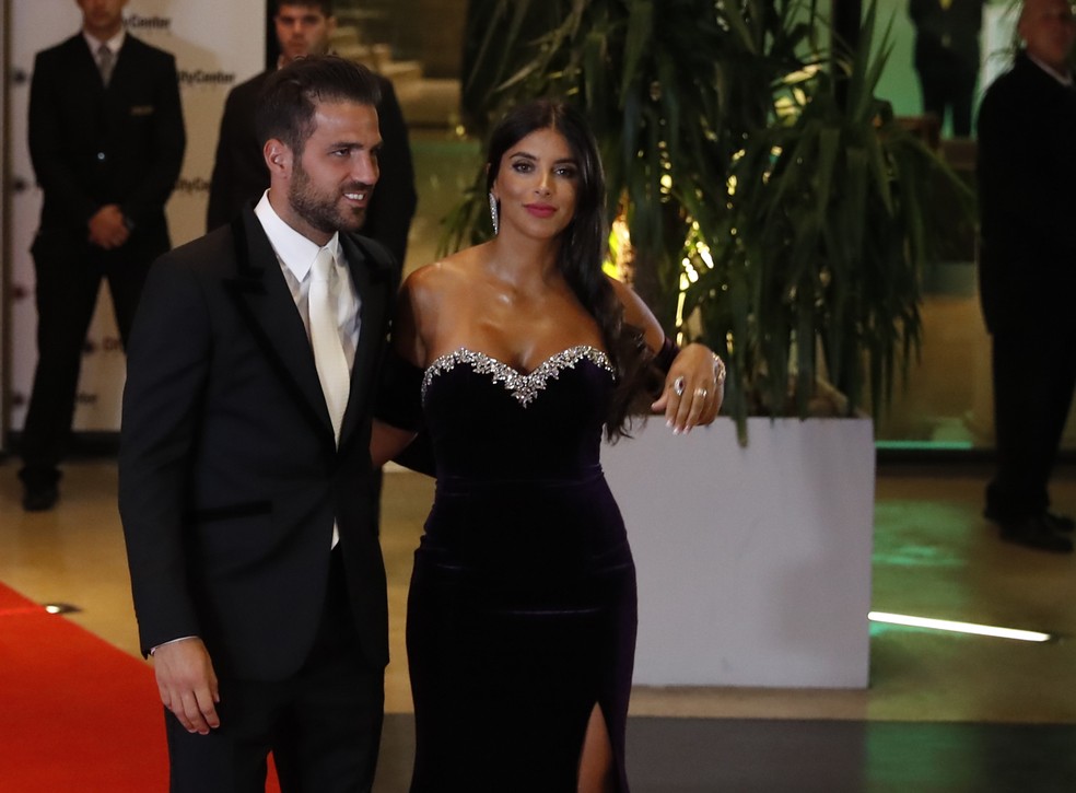 Fàbregas no casamento de Messi (Foto: EFE)