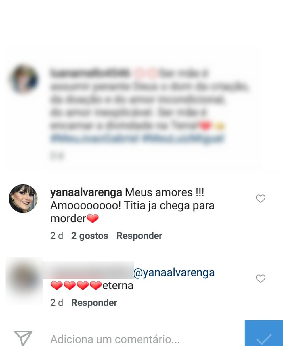 Médica comentou em foto e disse que já chegaria (Foto: Instagram/ Reprodução)