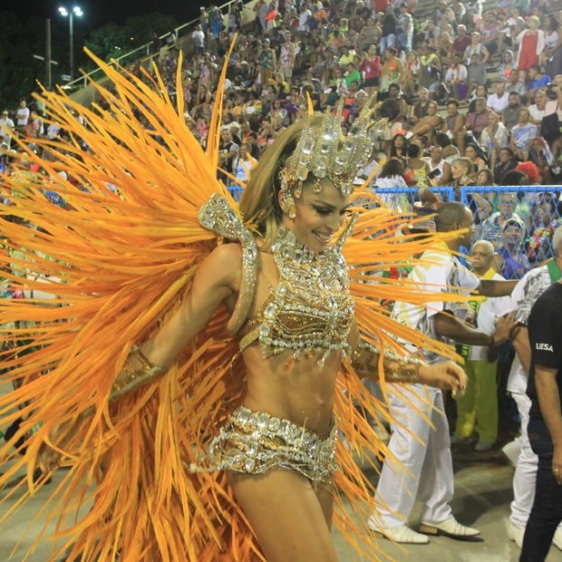Grazi Massafera no desfile da Imperatriz (Foto: Sergio Gallo / Ed. Globo)