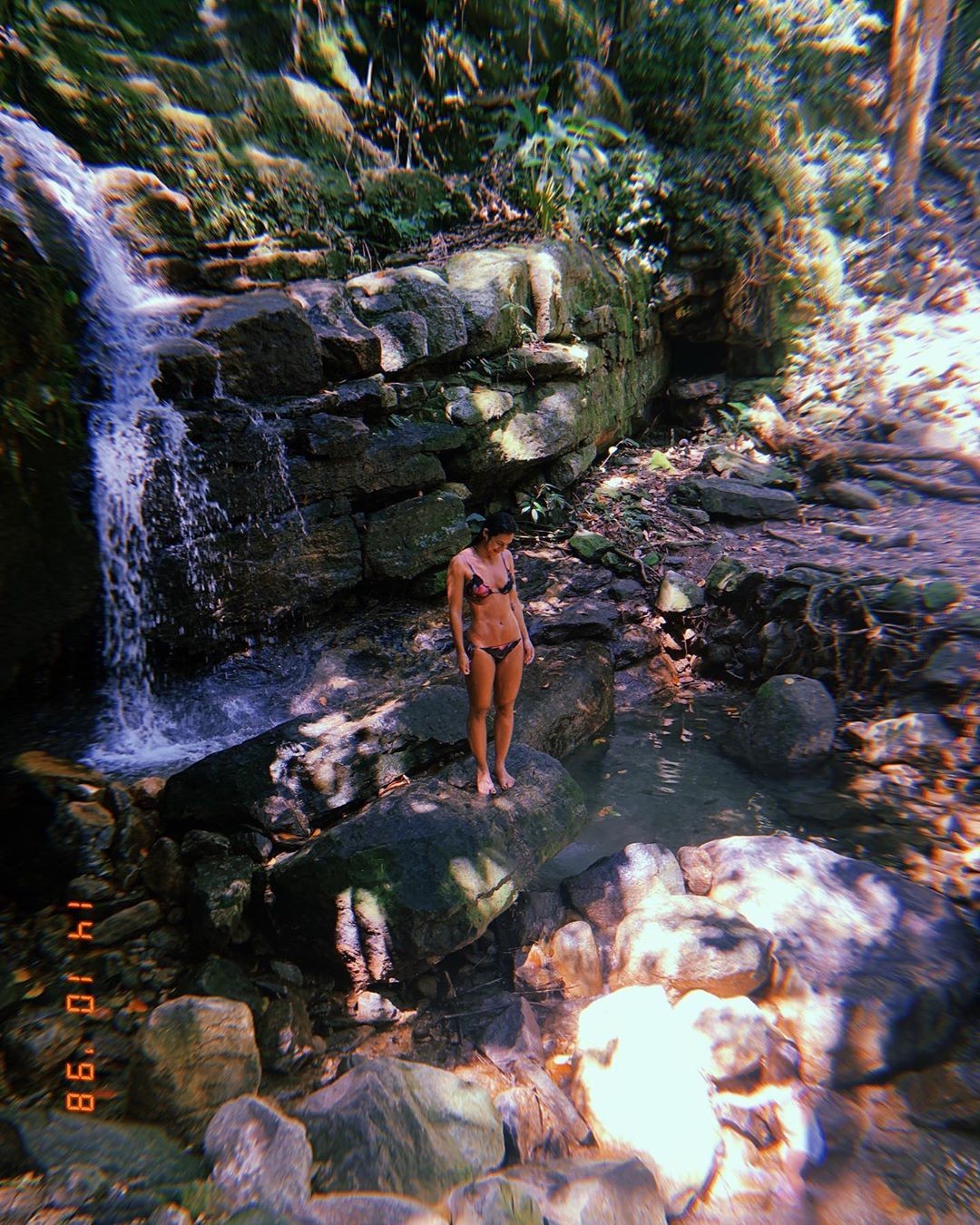 Yanna Lavigne curte cachoeira com a família (Foto: Reprodução/Instagram)