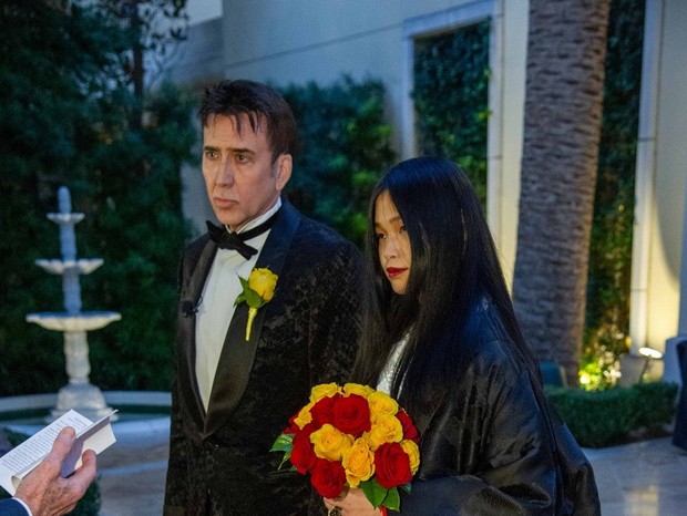 Casamento de Nicolas Cage e Riko Shibata (Foto: Wynn Las Vegas)