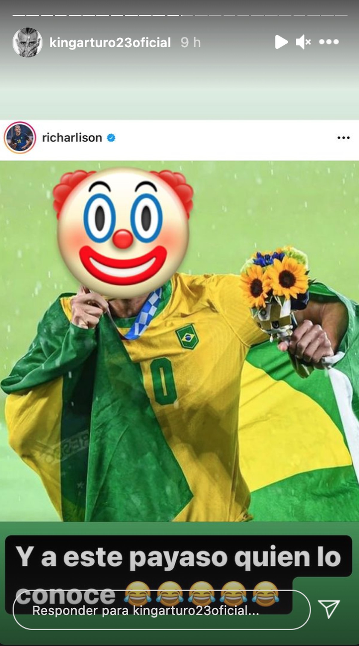 Vidal responde a la provocación de Richarlison y lo llama “payaso”;  El brasileño responde: “¡Lo sentí!”  |  Calificación – América del Sur
