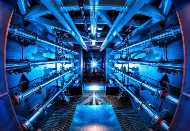 A National Ignition Facility (NIF), na Califórnia, atingiu um novo recorde em suas pesquisas com fusão nuclear (Foto: LLNL via Getty Images)