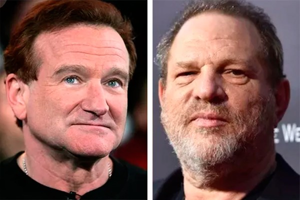 Robin Williams e Harvey Weinstein (Foto: Getty)