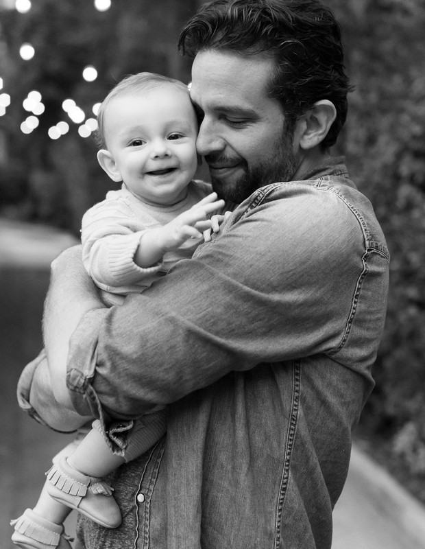 Nick Cordero com o filhinho de 9 meses, Elvis Eduardo (Foto: Reprodução Instagram)