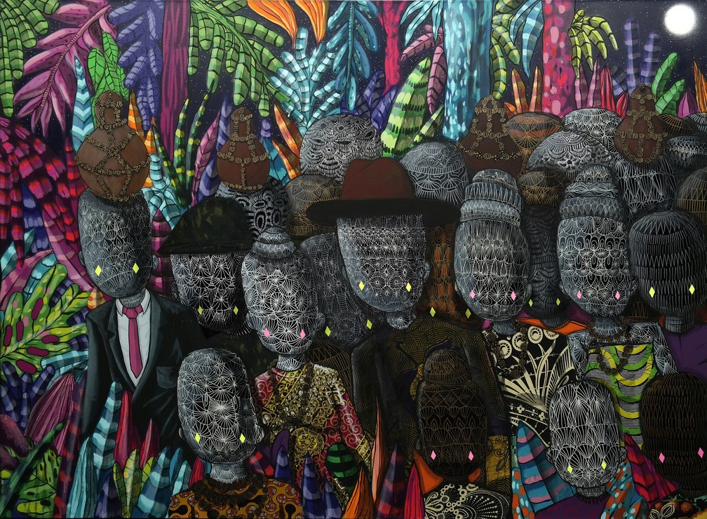 Obra 'Marcha do Povo' Ã© uma das que estarÃ£o na exposiÃ§Ã£o (Foto: Henrique Madeira/ DivulgaÃ§Ã£o)