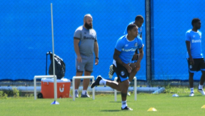 Treino do Grêmio foca em  força e explosão