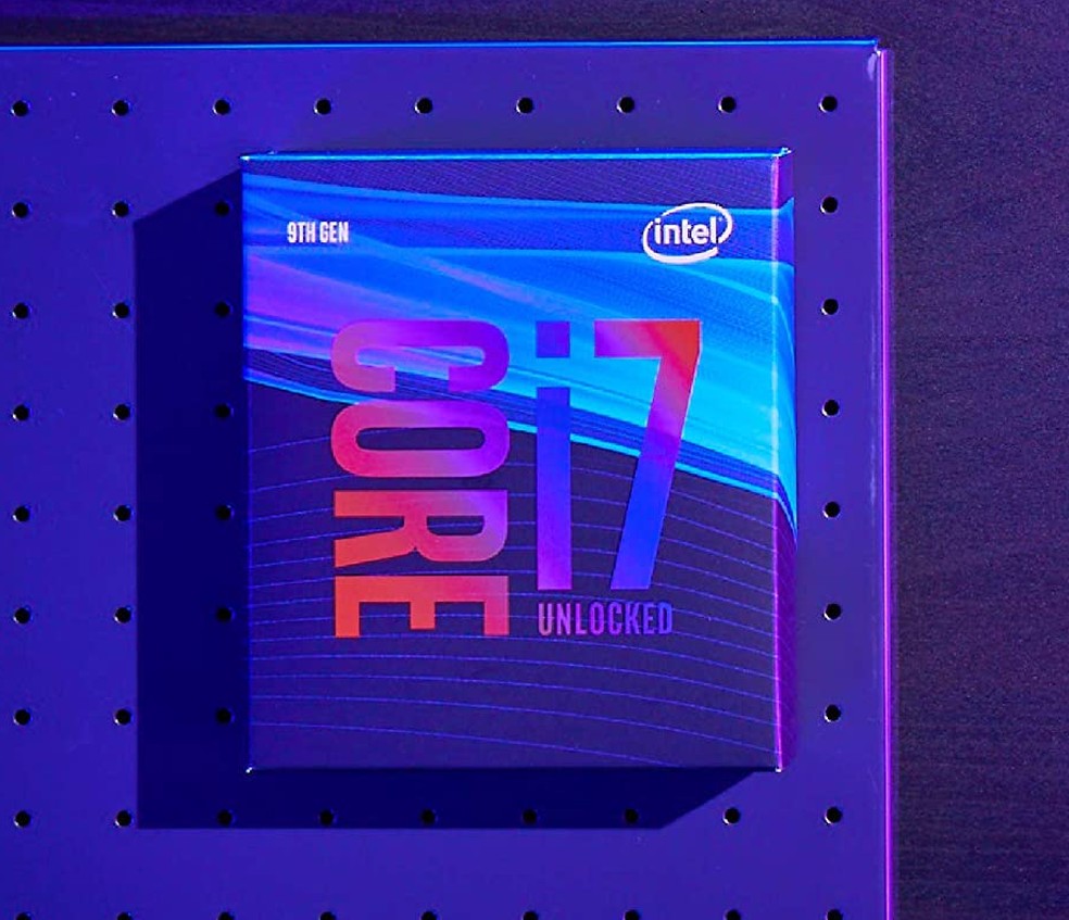 O processador Intel Core i7-9700K vai ter redução de 30% no preço durante o festival de descontos — Foto: Divulgação/Intel