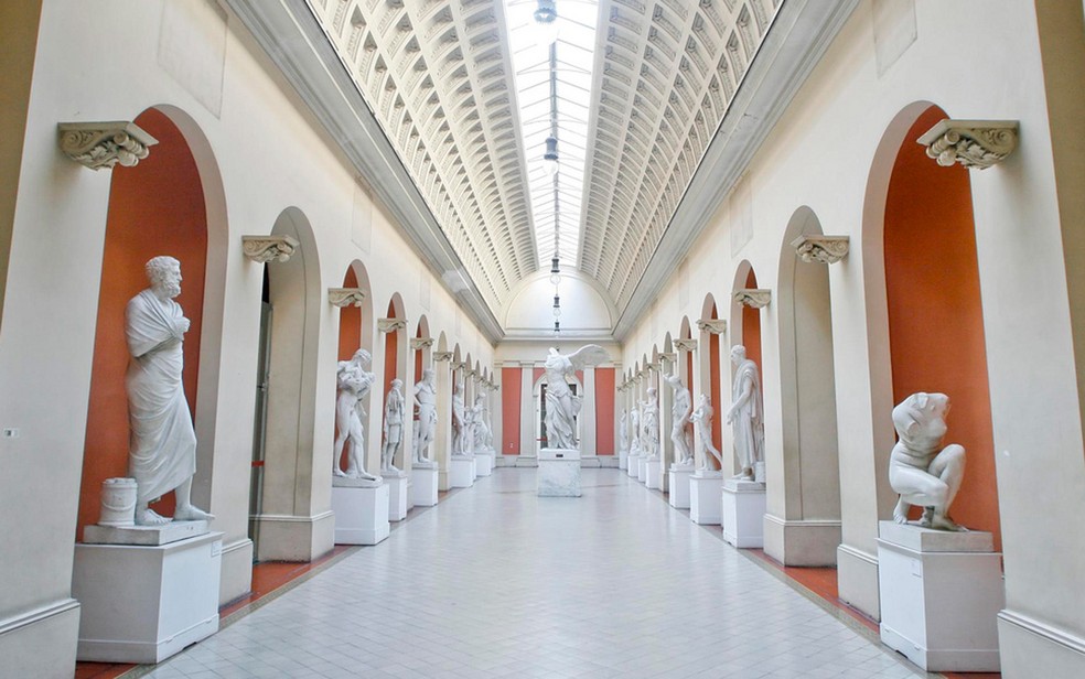 O Museu Nacional de Belas Artes, no Rio de Janeiro, reúne uma das principais coleções de pinturas e esculturas do país. — Foto: Pedro Kirilos/Riotur