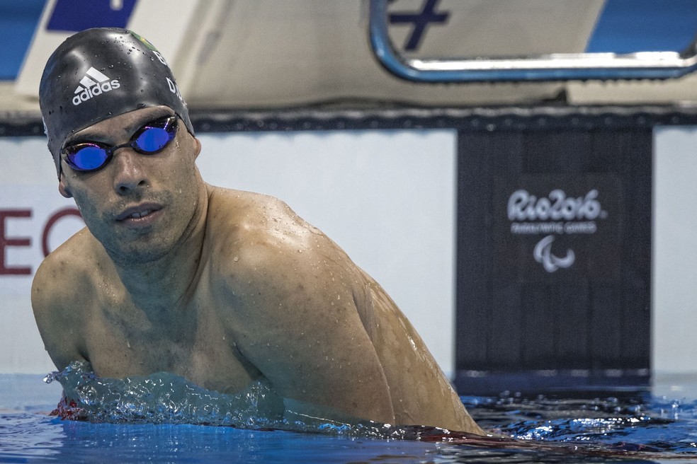 Daniel Dias natação  50m livres S5 paralimpíada rio 2016 — Foto: Marcio Rodrigues/MPIX/CPB