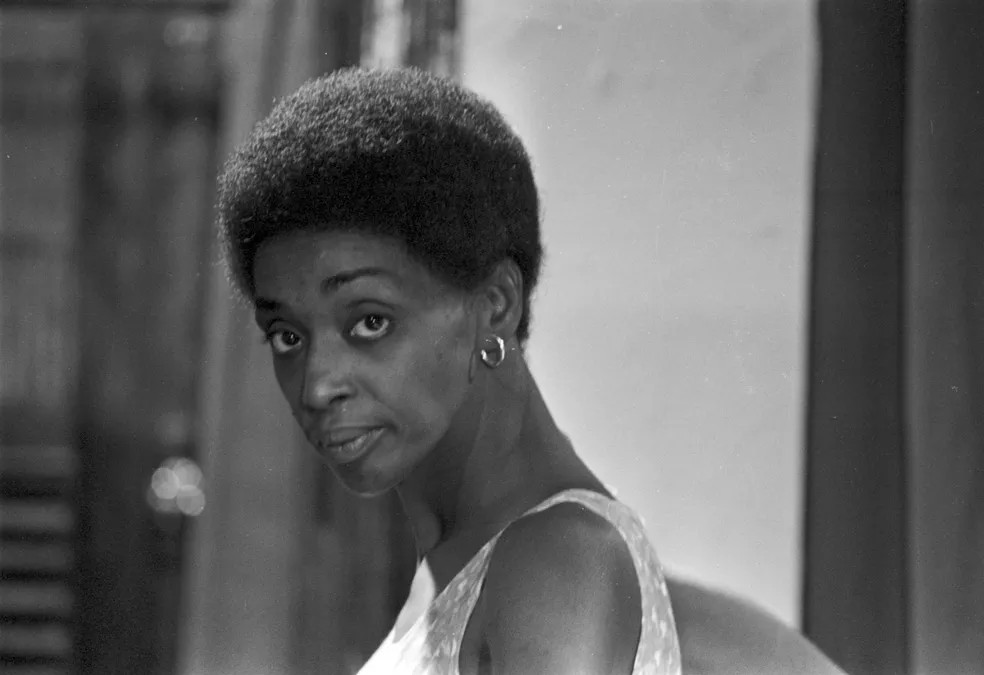 Léa Garcia na novela "Fogo sobre terra", 1974 — Foto: Reprodução Internet