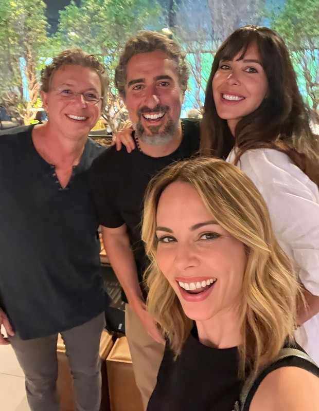 Boninho, Ana Furtado, Marcos Mion e Suzana Gullo (Foto: Reprodução/Instagram)