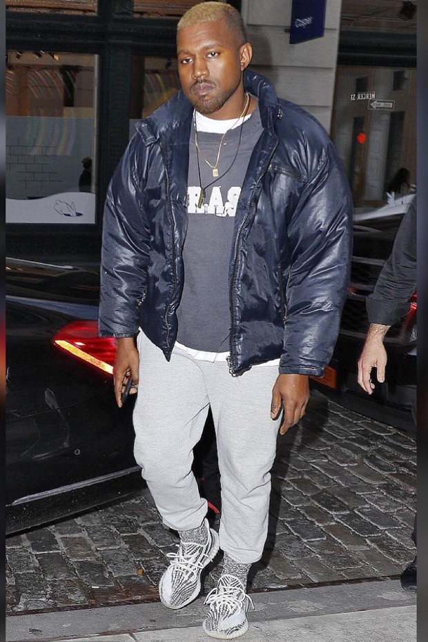 Kanye West no Soho, em NY (Foto: Instagram @YeezysCloset)