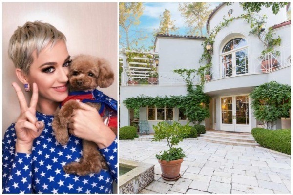 Katy Perry e sua mansão (Foto: Instagram / Imobiliária Douglas Elliman)