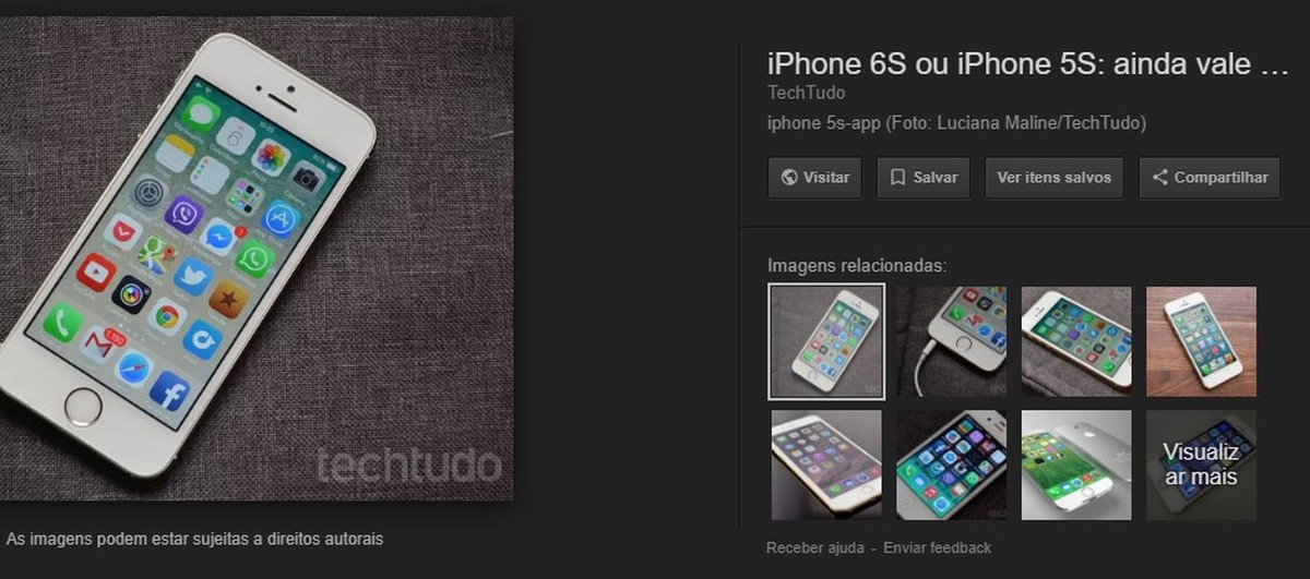 Google Remove Botao Ver Imagem Para Dificultar O Roubo De Fotos Lancadores E Buscadores Techtudo