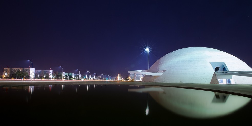 Museu Nacional, em Brasília  — Foto: Joelson Maia/TV Globo