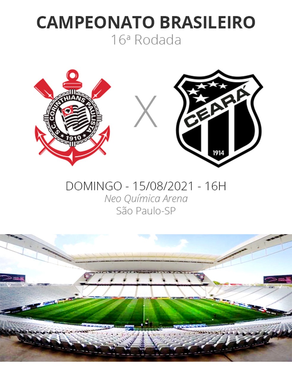Corinthians X Ceara Veja Onde Assistir Escalacoes Desfalques E Arbitragem Brasileirao Serie A Ge
