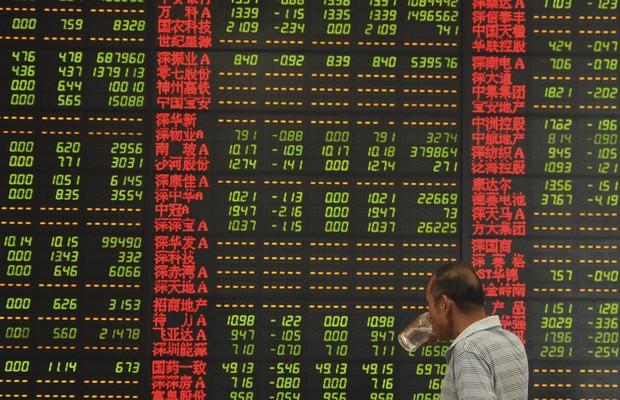 Bolsa de Valores da China; mercado enfrenta alta instabilidade (Foto: EFE)