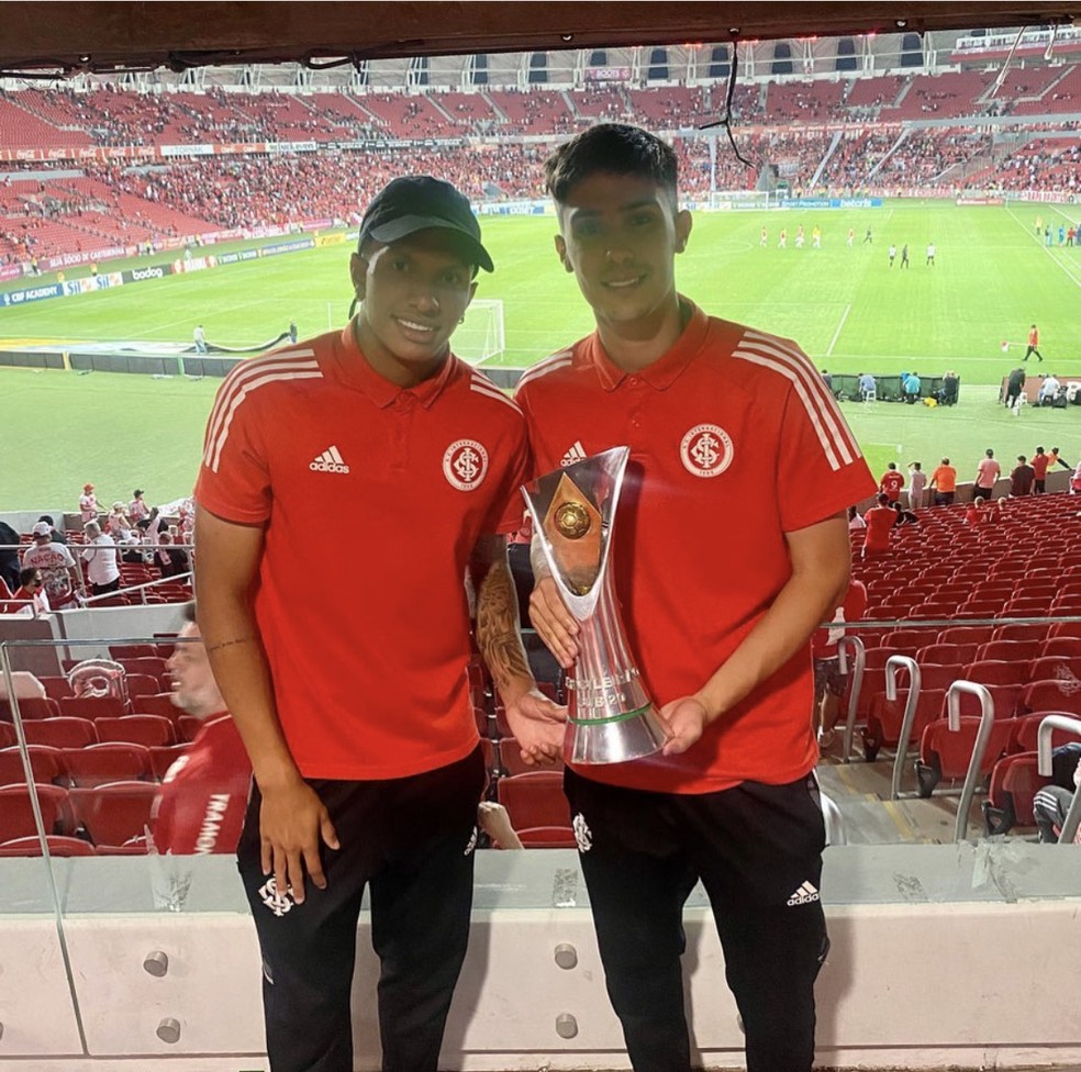 Matteo e Enzo, filhos de Amoroso e Fernandão — Foto: Arquivo pessoal