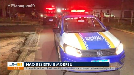 Um dos jovens baleados no último sábado durante tiroteio em Araguaína morre no hospital